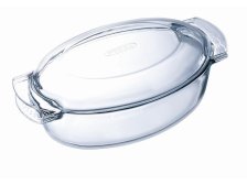 Pekáč +víko 5,8l PYREX ovál, sklo