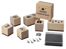 Sada vánočních razítek 7ks