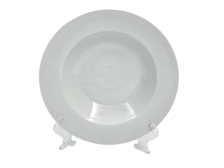 Talíř hluboký 22cm bílý, porcelán