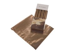 Prostírání zlatohnědé 4ks/30x45cm, PVC
