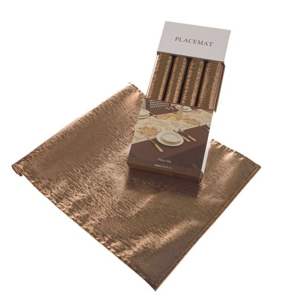 Prostírání zlatohnědé 4ks/30x45cm, PVC Prostírání zlatohnědé 4ks/30x45cm, PVC - Domácnost a úklid bytové dekorace, textilní doplňky