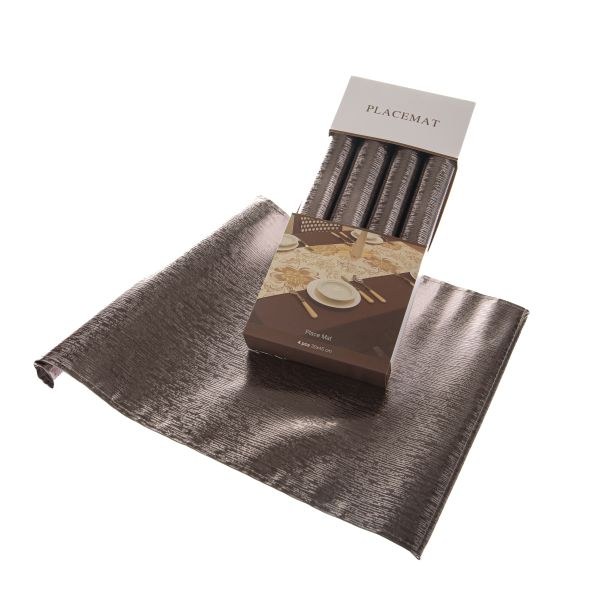 Prostírání stříbrné 4ks/30x45cm, PVC Prostírání stříbrné 4ks/30x45cm, PVC - Domácnost a úklid bytové dekorace, textilní doplňky