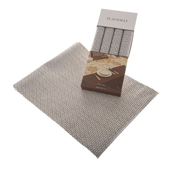 Prostírání bílošedý vzor 4ks/30x45cm, textil Prostírání bílošedý vzor 4ks/30x45cm, textil - Domácnost a úklid bytové dekorace, textilní doplňky