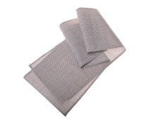Běhoun 30x160cm bílošedá vzor, textil