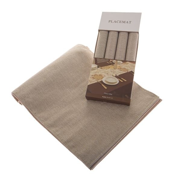 Prostírání sv.béžové 4ks/30x45cm, textil Prostírání sv.béžové 4ks/30x45cm, textil - Domácnost a úklid bytové dekorace, textilní doplňky