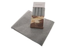 Prostírání šedý vzor 4ks/30x45cm, textil