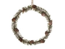 Věnec se šiškami 30cm, závěsný
