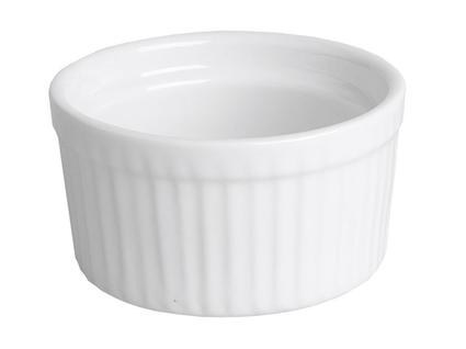 Miska 9x5cm Creme Brulee bílá, porcelán - Kuchyně pečení, koření