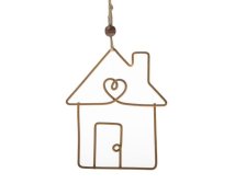 Domek 12cm závěsný, kov