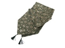 Běhoun 32x180cm zelený+vločky, textil