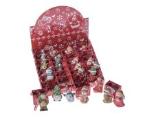 Vánoční postavy 6,5cm mix, keramika