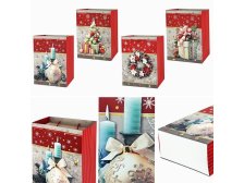 Taška vánoční 23x18x10cm mix dekorů