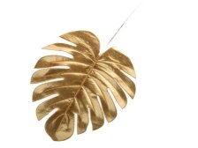 List 35x15cm zlatý, textilní