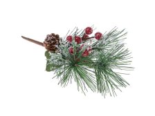 Větvička zimní 25cm bobule, plast 52478