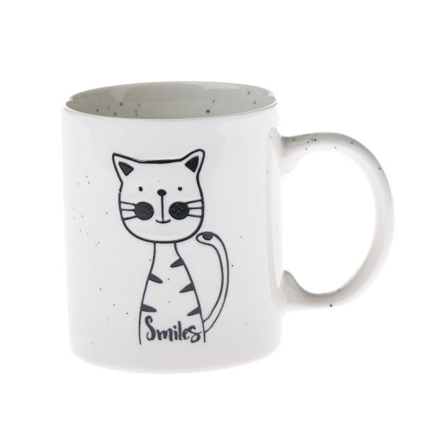 Hrnek 360ml Kočka Smiles, porcelán Hrnek 360ml Kočka Smiles, porcelán - Kuchyně stolování