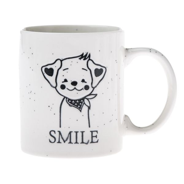 Hrnek 360ml Pejsek Smiles, porcelán Hrnek 360ml Pejsek Smiles, porcelán - Kuchyně stolování