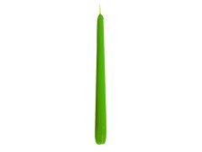 Svíčka kónická 24,5cm světle zelená