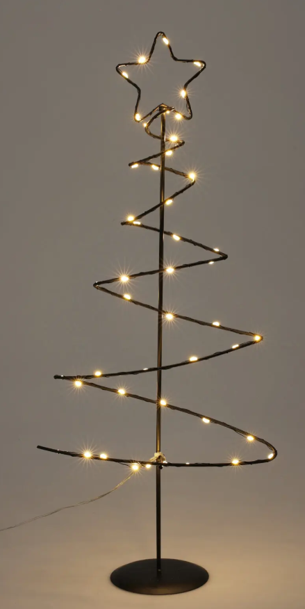 Strom 46LED/53cm černý kov Strom 46LED/53cm černý kov