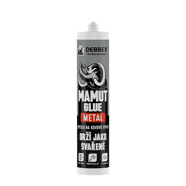 Lepidlo Mamut Glue Higt Tack METAL 290ml šedá - Tmelení, lepení, maziva lepidla