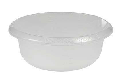 Mísa s výlevkou 28cm/3,5l transparentní - Kuchyně kuchyňské náčiní a pomůcky
