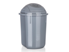 Koš na odpadky 22l výklopný šedý, PH