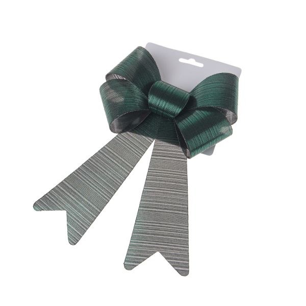 Mašle 25,4cm tm.zelená, textil - Domácnost a úklid bytové dekorace, textilní doplňky