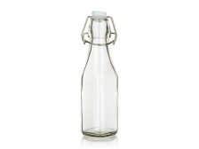 Láhev+pák.uzávěr 240ml hranatá YARA, sklo