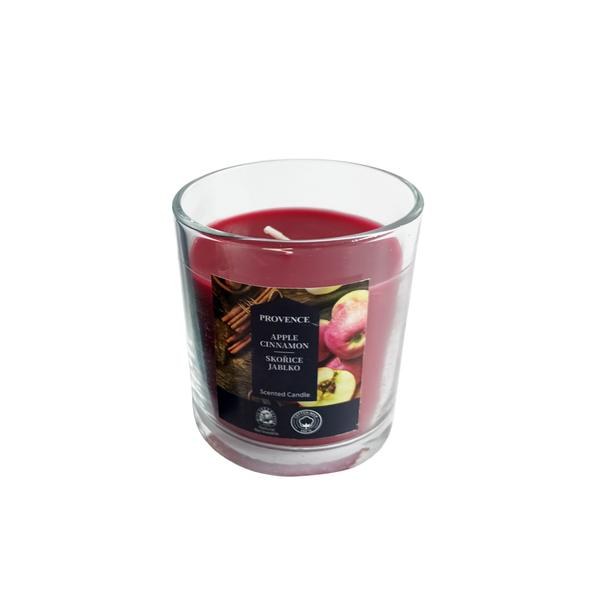 Svíčka Skořice+jablko 135g/120hodin Svíčka Skořice+jablko 135g/120hodin - Domácnost a úklid bytové dekorace, textilní doplňky