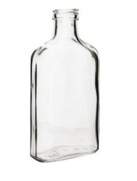 Láhev 200ml placatka, sklo Láhev 200ml placatka, sklo - Kuchyně skladování a zavařování potravin a nápojů