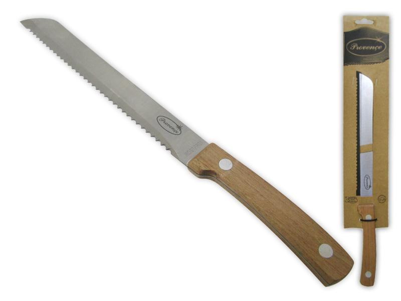 Nůž na chleba 32cm nerez/dřevo Nůž na chleba 32cm nerez/dřevo - Kuchyně kuchyňské náčiní a pomůcky