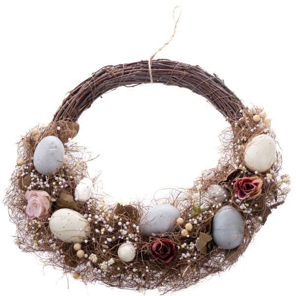 Věnec velikonoční 36cm natur, proutí Věnec velikonoční 36cm natur, proutí - Domácnost a úklid Jaro + Velikonoce