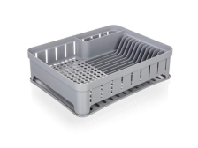 Odkapávač nádobí 40x31cm myKitchen šedý