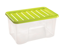 Box úlož.+víko 50l/60x40x26cm QUASAR mix barev