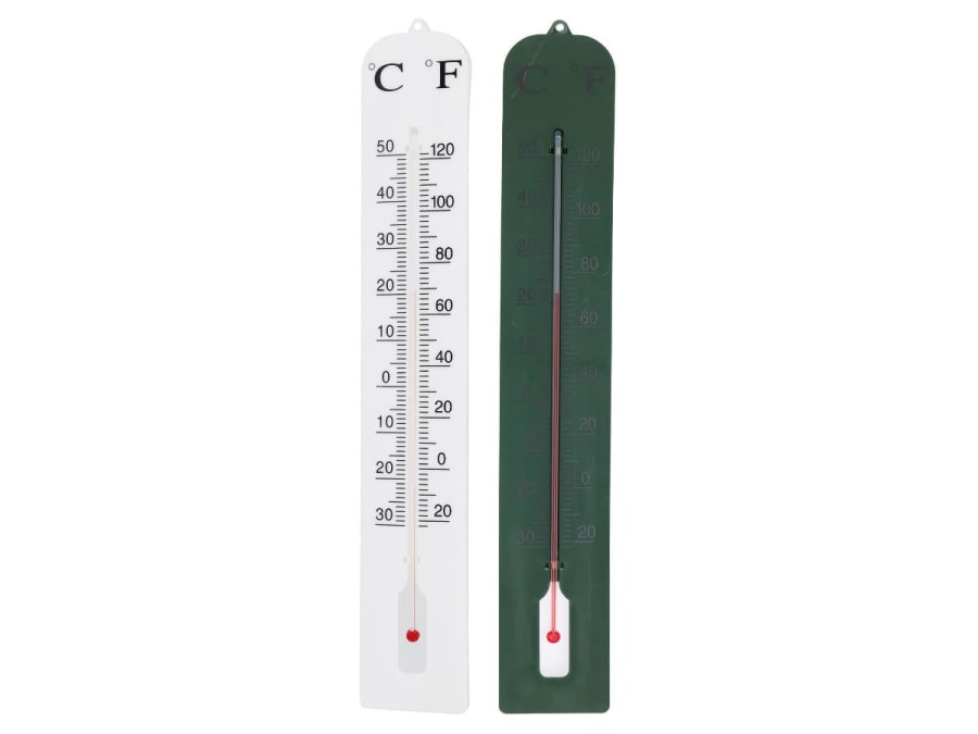 Teploměr zahradní 40cm bílý/zelený UH Teploměr zahradní 40cm bílý/zelený UH - Domácnost a úklid potřeby a pomůcky pro domácnost