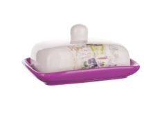 Máslenka 17,5x13cm Lavender, keramika