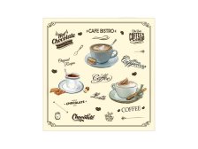 Ubrousky Café Bistro 33x33cm/3vrstvy