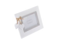 Fotorámeček se srdíčkem 20x16cm /12x8cm/, dřevo