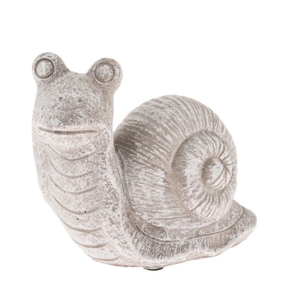 Šnek 12,5x10cm beton - Domácnost a úklid bytové dekorace, textilní doplňky