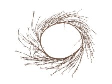 Věnec 38cm bílé slzičky