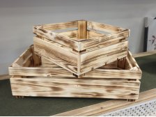 Bedýnka 44x26x11cm opal.dřevo