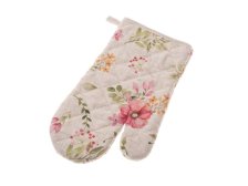 Chňapka+poutko 27cm Květiny, voděodolný textil