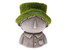 Květináč 16x19cm Chlapec mech. klobouk, keramika