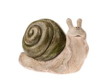 Šnek 34,5x23cm zelený, magnesium