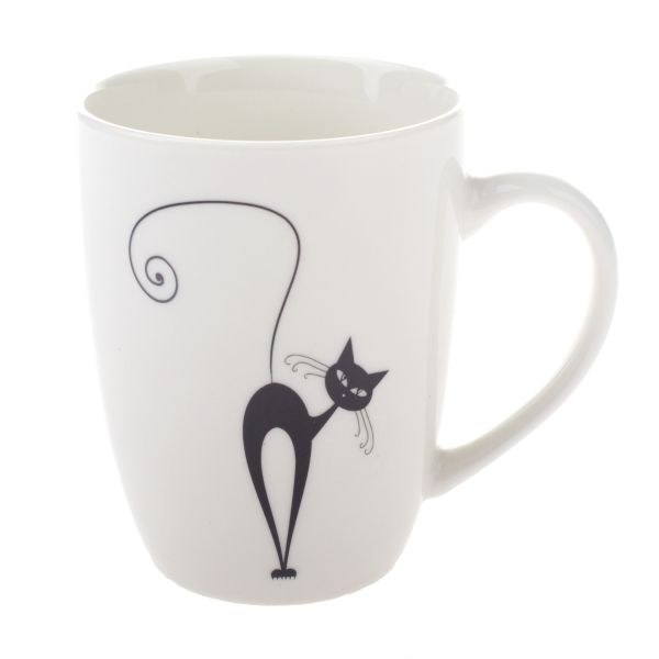 Hrnek 370ml Kočka, porcelán Hrnek 370ml Kočka, porcelán - Kuchyně stolování