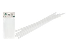 Sada brček 22cm/50ks transparentní, PP