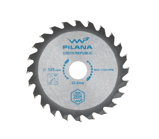 Kotouč pilový 125x1,8x22,2mm/24Z Pilana 5255 Kotouč pilový 125x1,8x22,2mm/24Z Pilana 5255 - Kotouče řezné