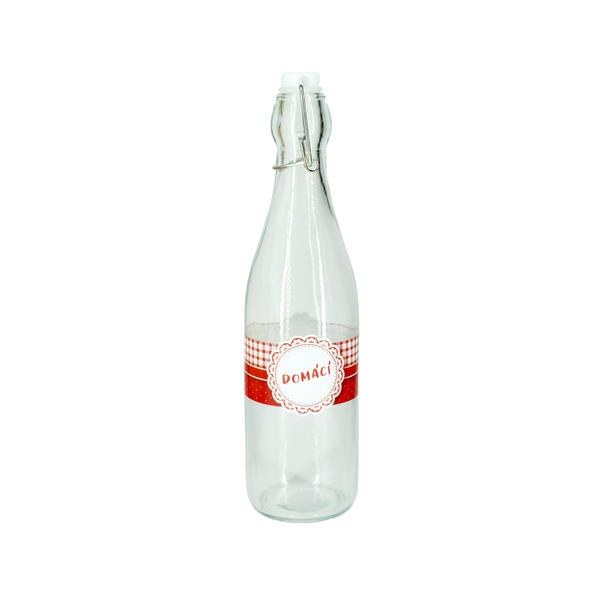 Láhev+pák.uzávěr 540ml Domácí, sklo Láhev+pák.uzávěr 540ml Domácí, sklo - Kuchyně skladování a zavařování potravin a nápojů