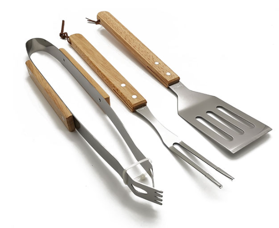 Sada gril.nářadí 3ks/38cm nerez/dřevo Sada gril.nářadí 3ks/38cm nerez/dřevo - Grily Weber příslušenství ke grilování