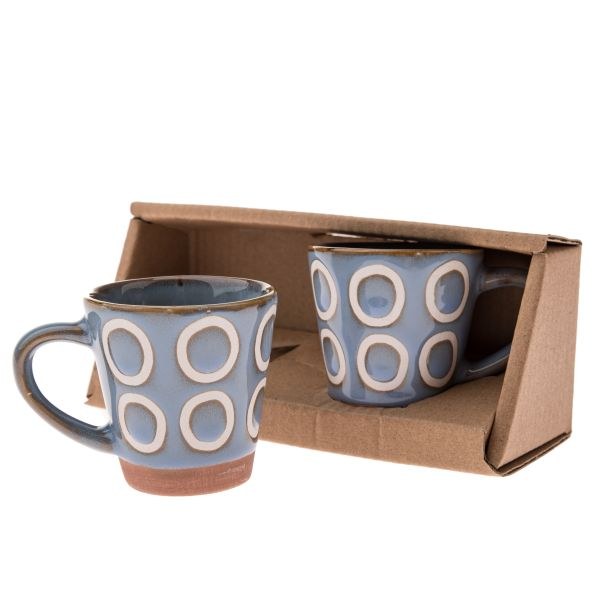Sada hrnků espresso 100ml/2ks šedé, keramika Sada hrnků espresso 100ml/2ks šedé, keramika - Kuchyně stolování