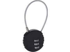 Zámek visací 9x3,8x1,2cm kódový/lankový